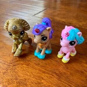 ZURU 5 Surprise Unicorn Glitter Squad Bundle Rare Golden Shimmer Figure